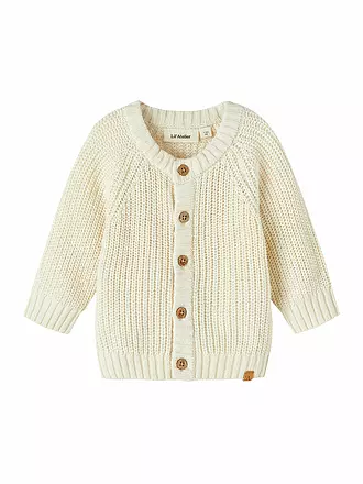 LIL ATELIER | Gilet en tricot pour bébé NBNEMLEN | creme